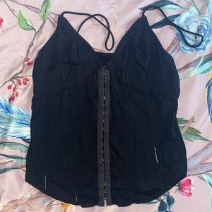 Silence + Noise Hook & Eye Blouse